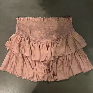 Mustard Seed Blush Ruffled Skirt